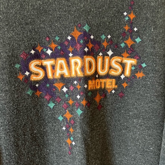 Wildfox charcoal gray graphic Stardust Motel sweatshirt. SZ.XL. NWT - Picture 7 of 8